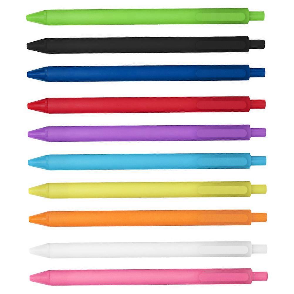 Gel Pen School Manual Pens Press Type For Students Simple Design Home Office Use 10Pack