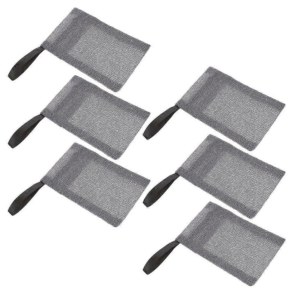 Soap Saver Bag 6Pcs Multi-Function Household Soap Pouches For General Users Including Travel Use And Home Use With Mesh Design Grey