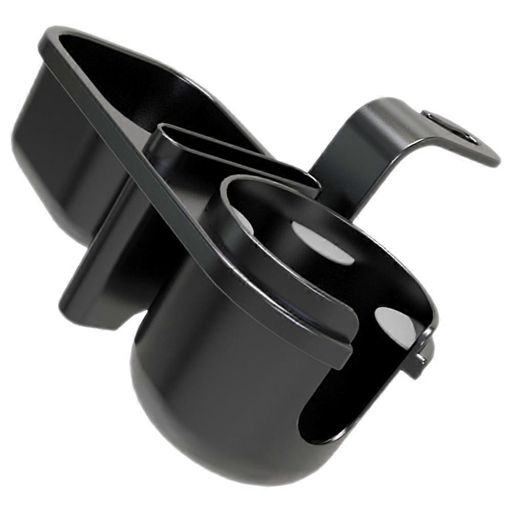 Car Cup Holder Storage 2Pcs Optimized For In-car Use With Rectangular Design For Beverage Management In Black