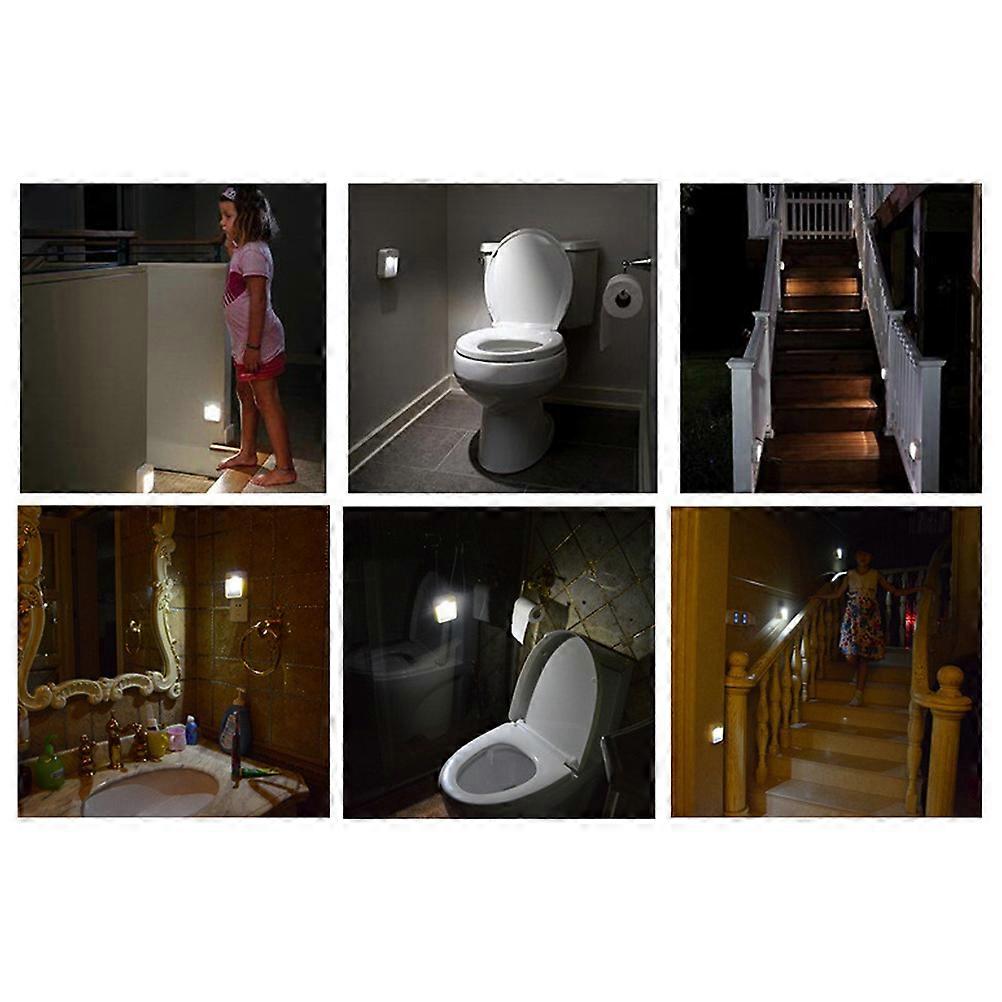 LED Motion Sensor Light Intelligent Infrared Lamp for Lighting 4Pcs Light