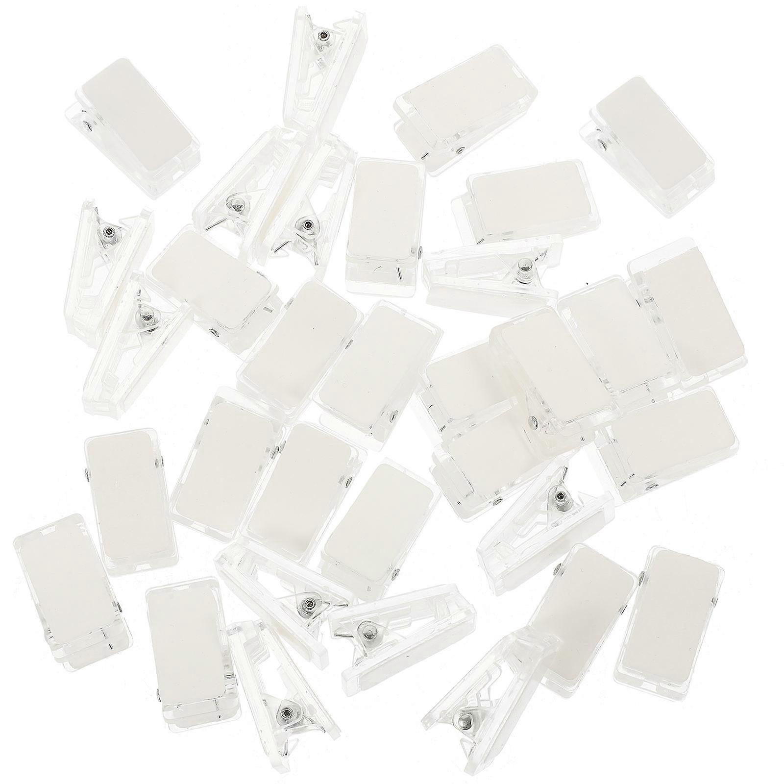 Transparent Spring Clip White Self-Adhesive Wall Clips for Home 90Pcs