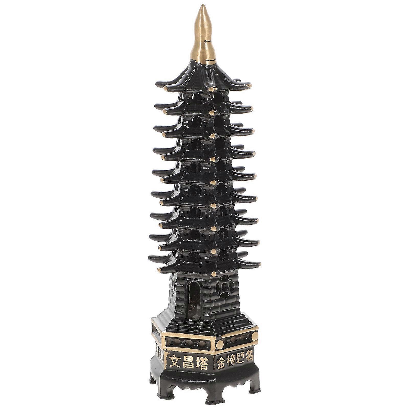 Brown Decoration 4Pcs Vintage Model For Office Tabletop Home Decor Enhancing Aesthetic Spaces