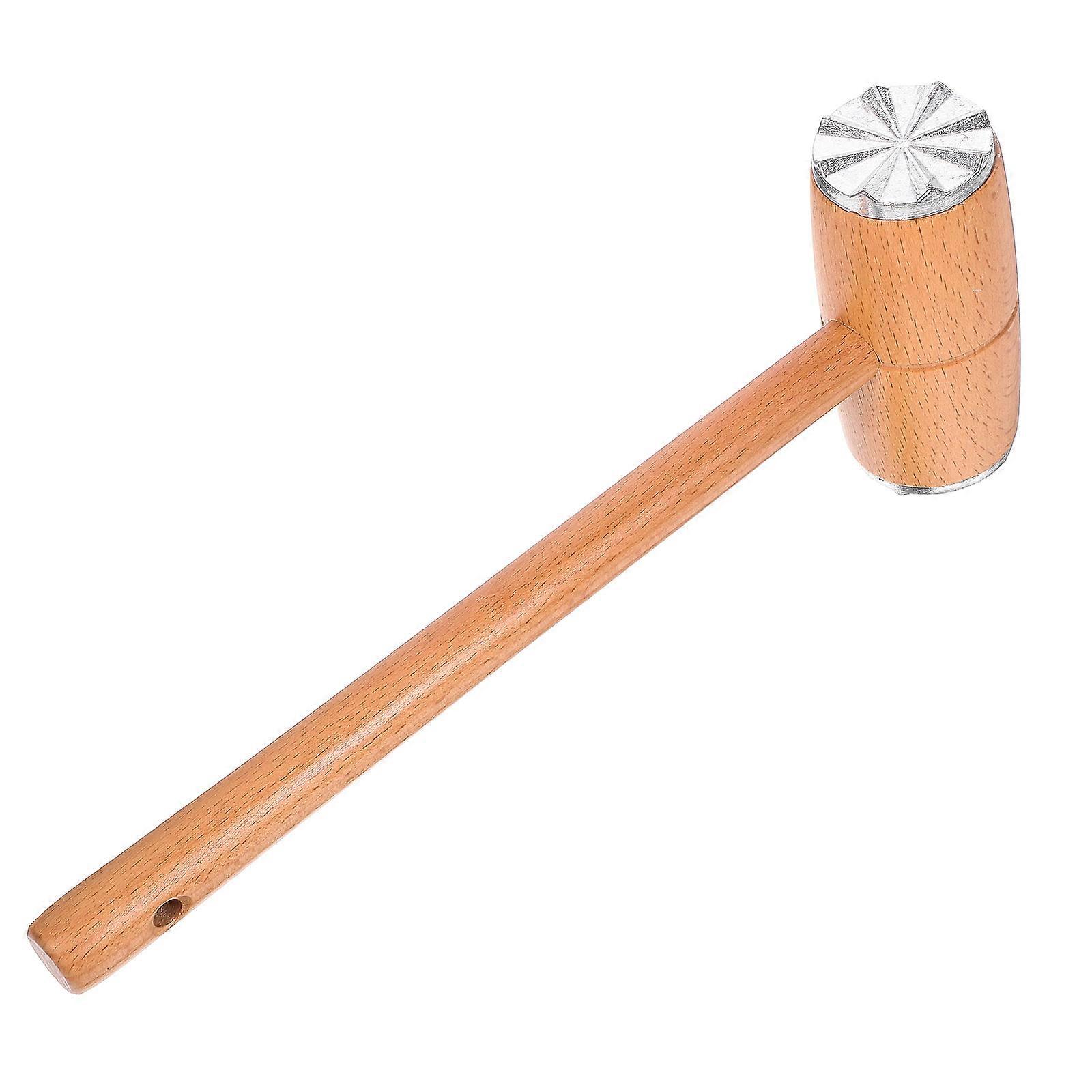 Kitchen Meat Mallet Wooden Dual-Sided Tenderizer for Kitchen Use 3Pcs