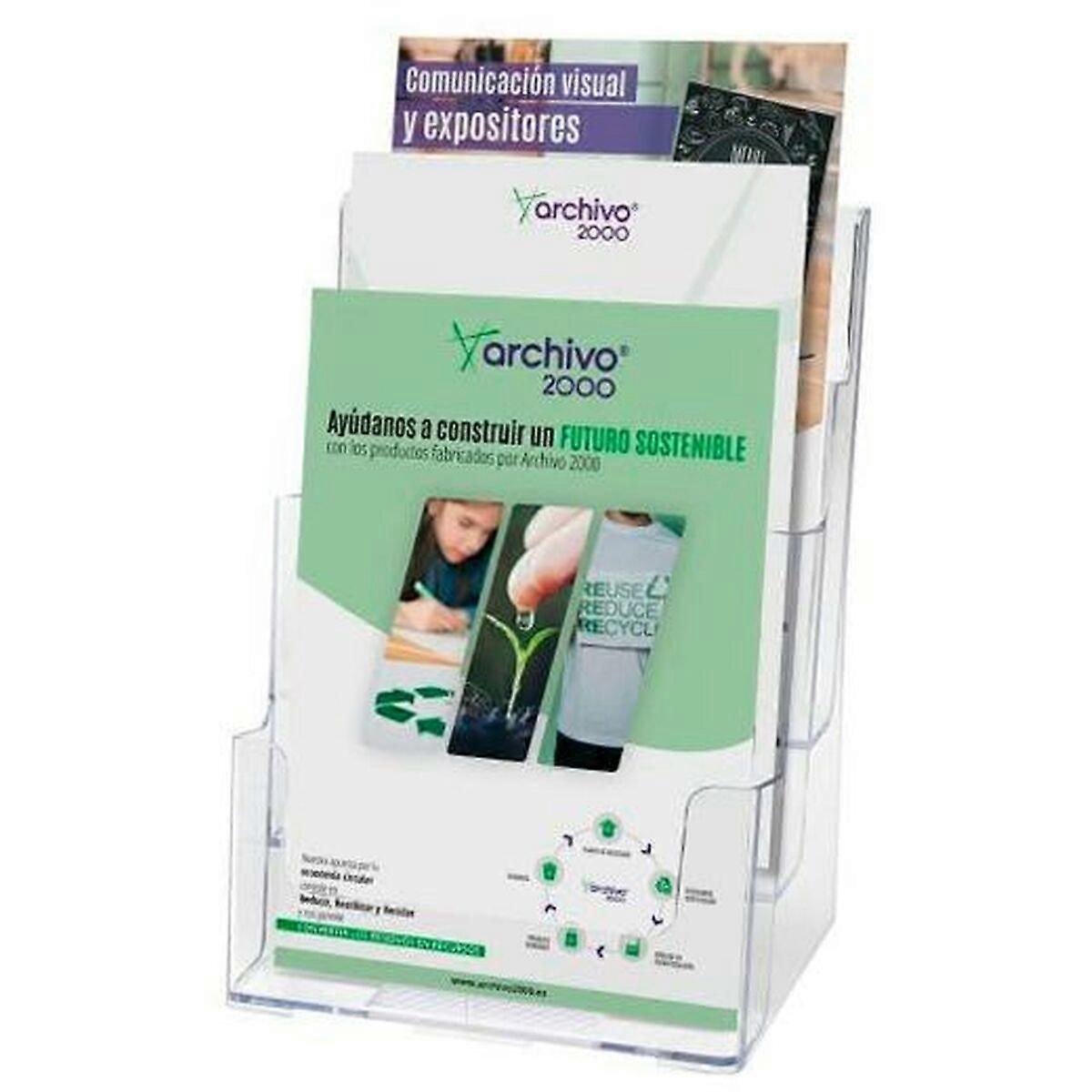 Counter Display Archivo 2000 Transparent A5 polystyrene