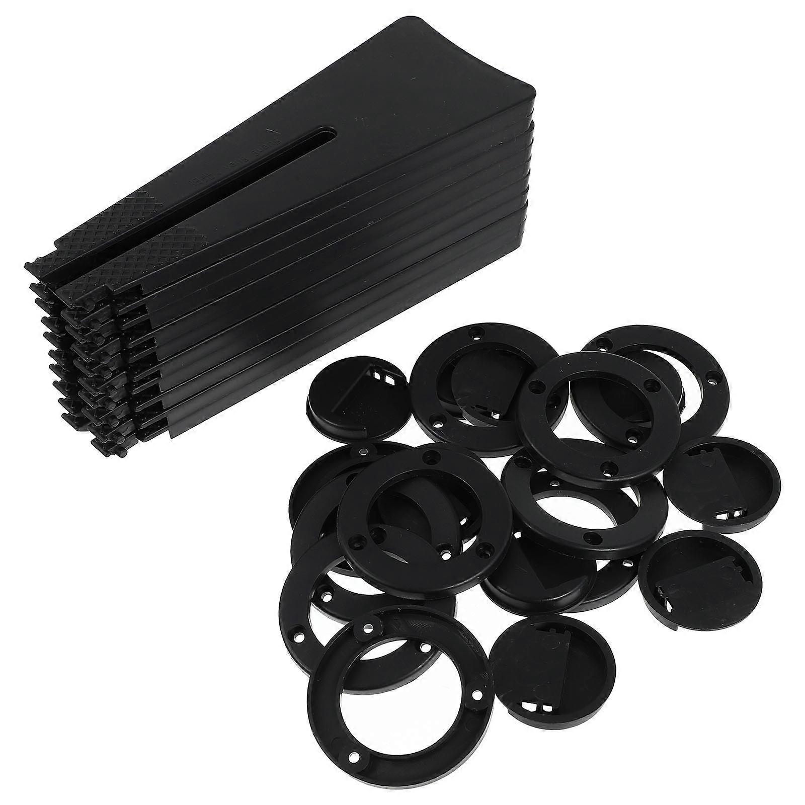 Home Photo Frame Racks Holders For Studios Daily Use Prevent Slipping Black 17.30X4.50X1.20CM 20Pcs
