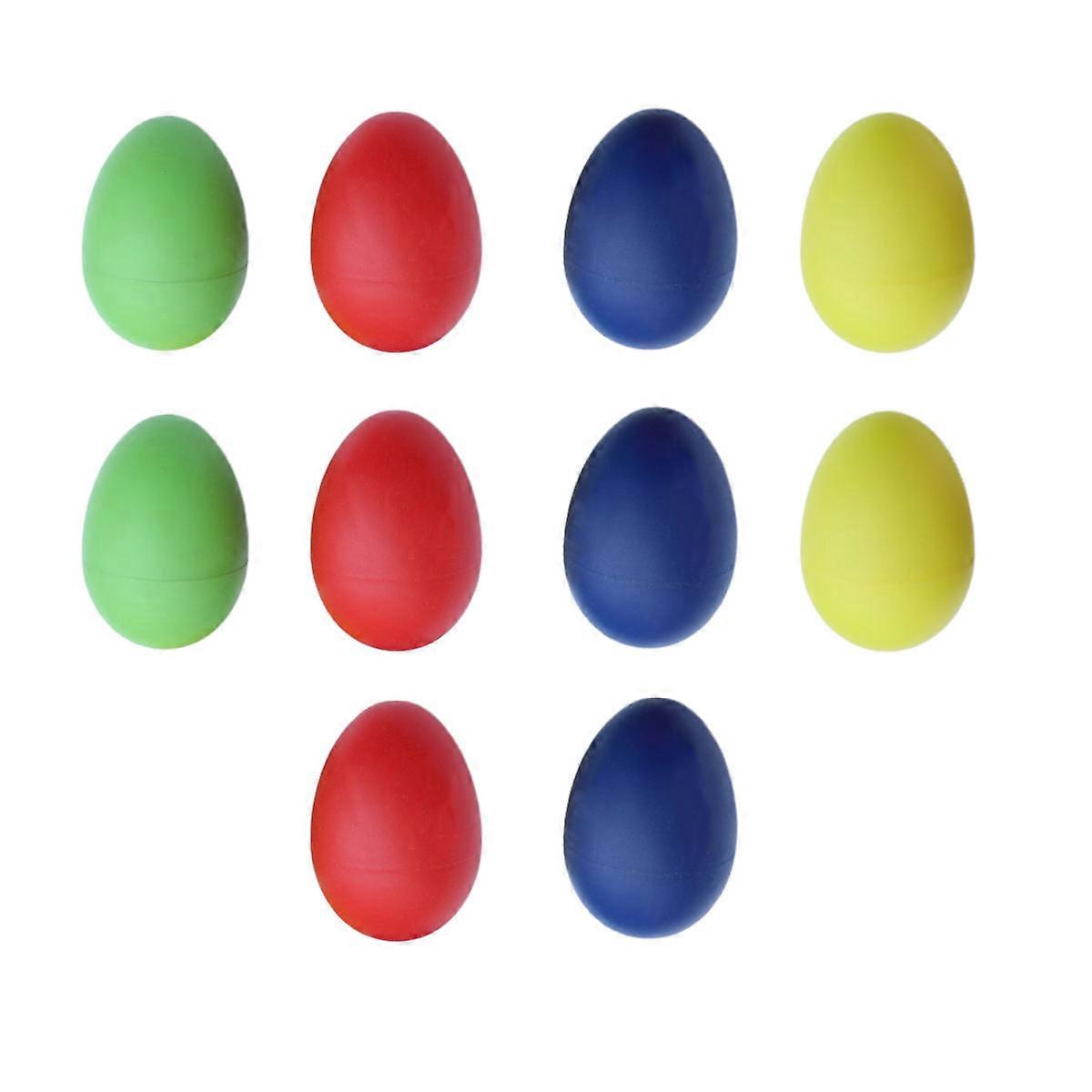 Egg Shakers Musical Plastic Percussion Instruments for Playing 12Pcs