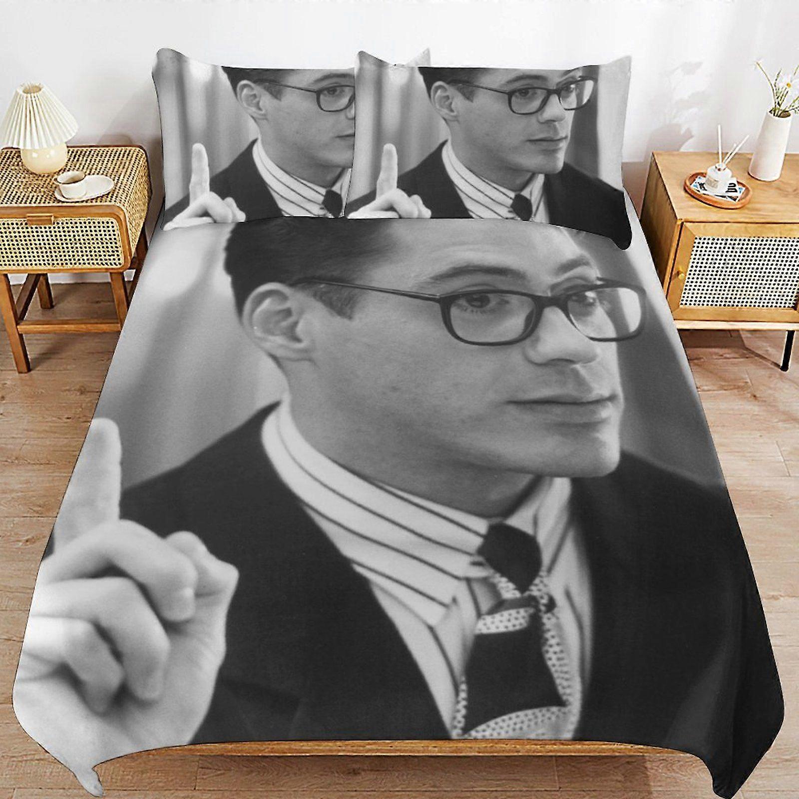 w90 Robert Downey Jr Consistent Build Light Sleep Soft Finish Hotel Quality Zipper Duvet Cover Sets Benefit u90
