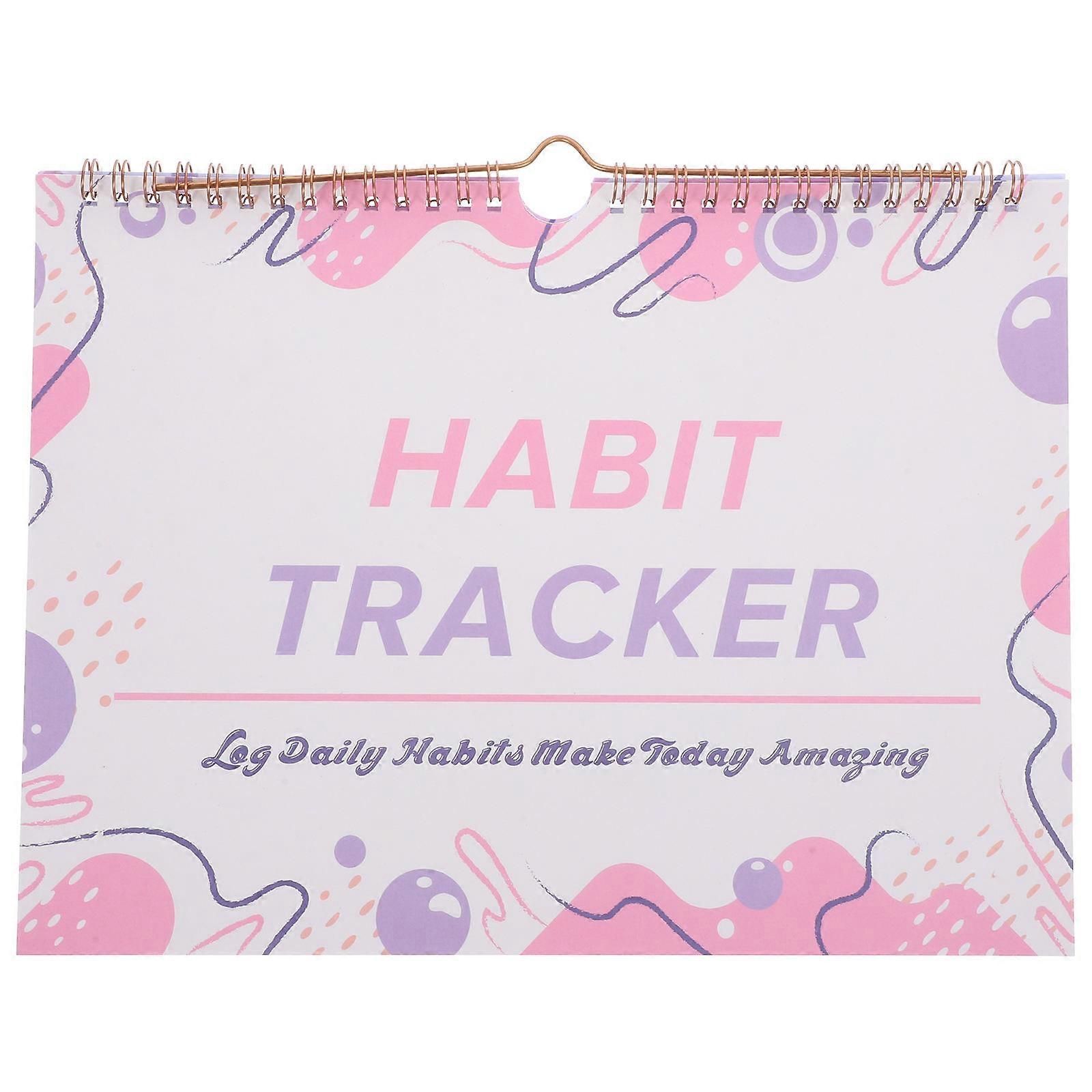 Habit Tracker Planner for Monthly Tracking Spiral Journal