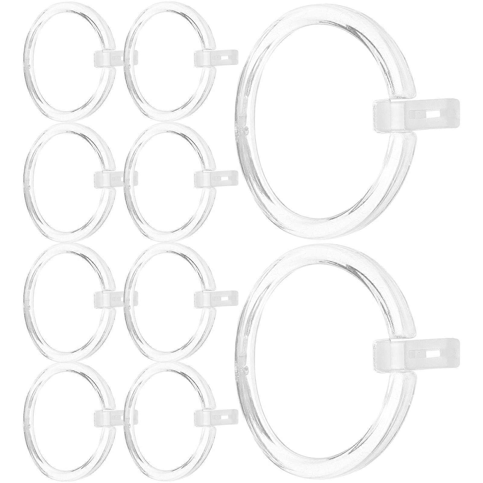 Painting Magnifier 10Pcs Magnifying Lens For Artists Home Use 3.50X3.00X0.30CM Transparent Smoothly Polished Edges