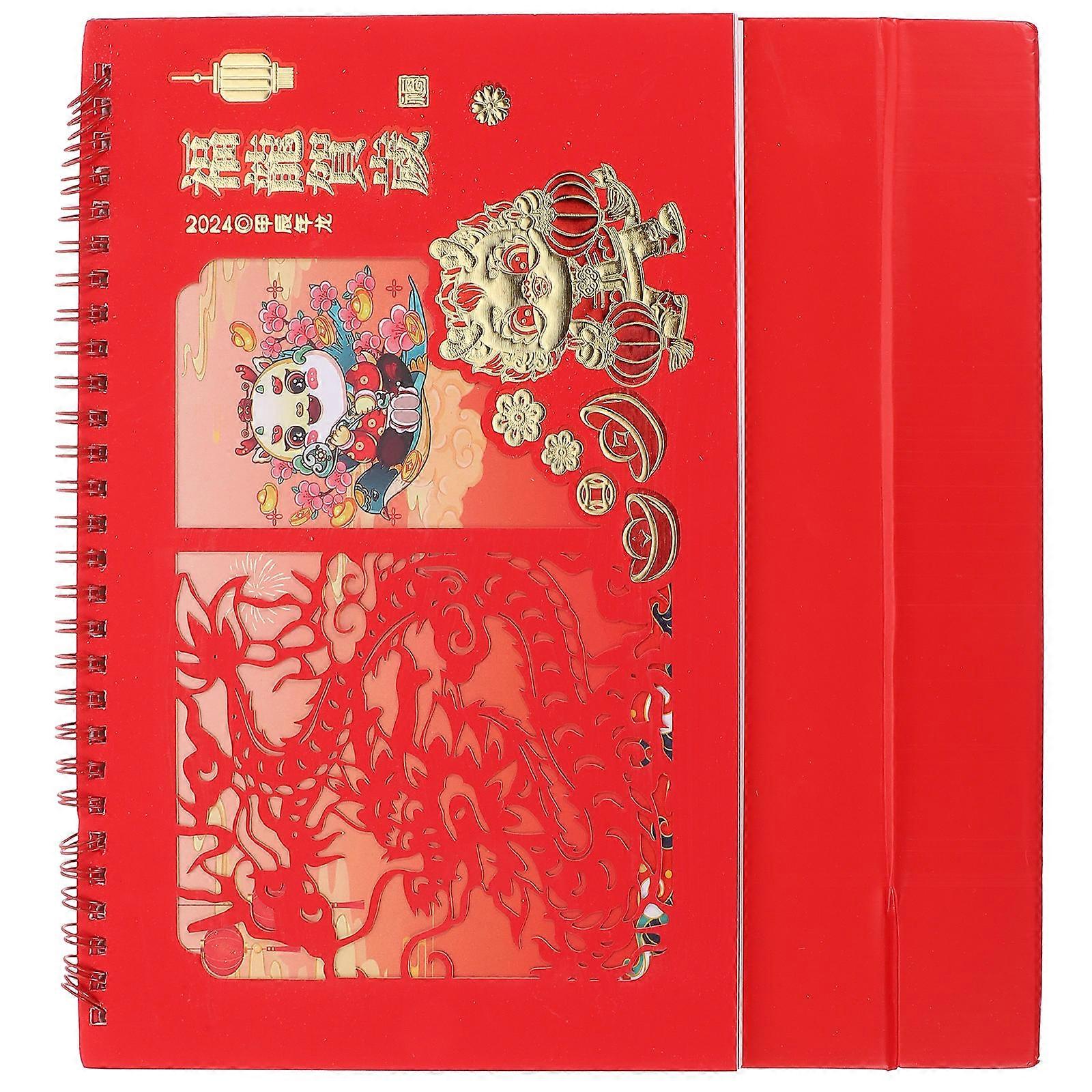 Multi Colored Square 2024 Calendar 3pcs Perfect For Home Office Use Scheduling