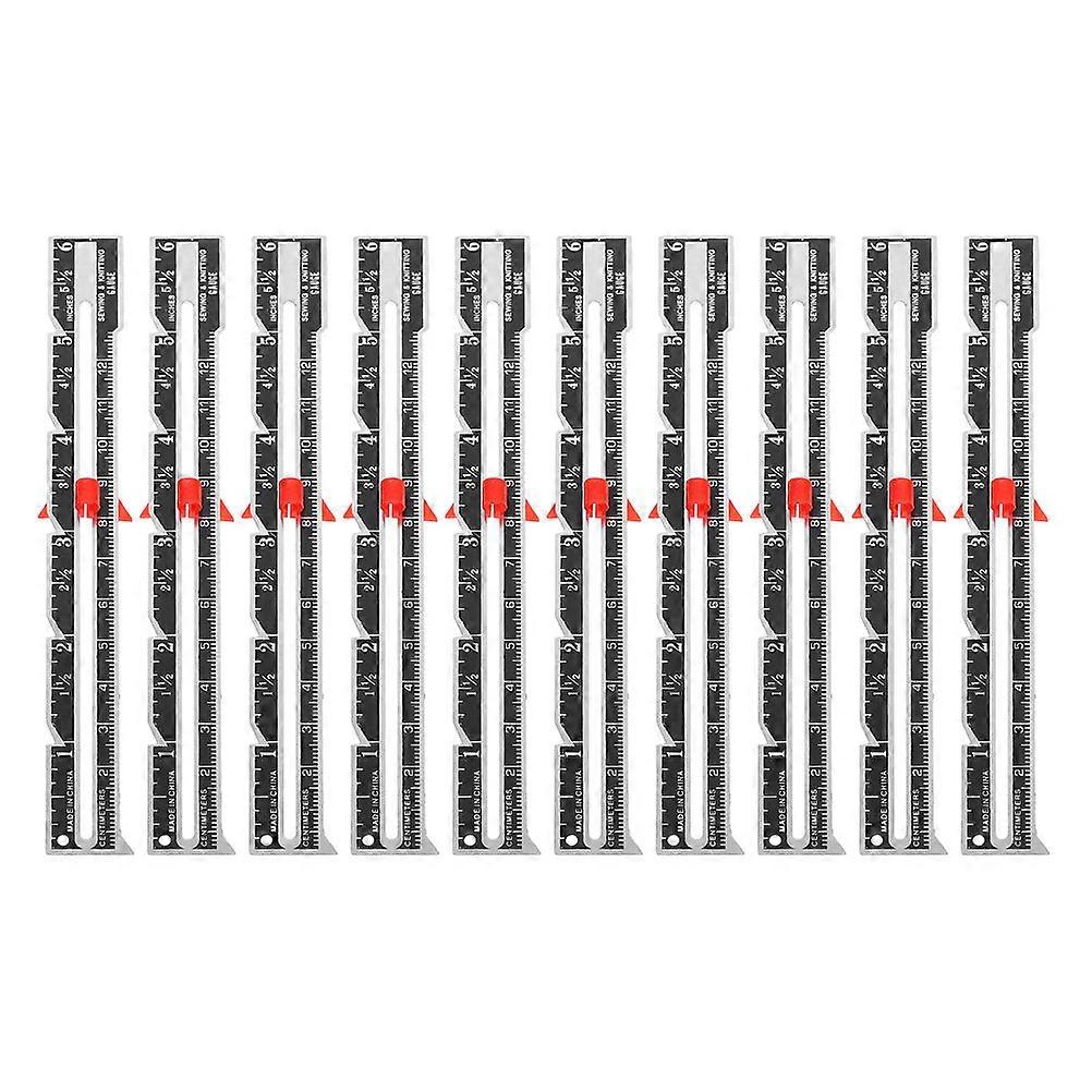 Quilters Ruler Sewing Measuring Tool for Seam Guide 20Pcs