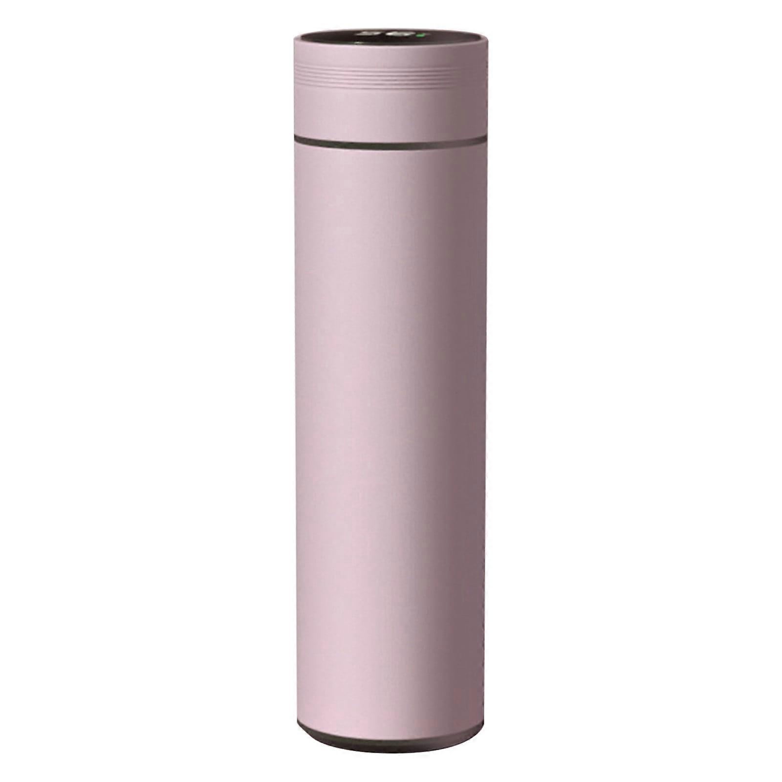 Smart Water Bottle with LED Temp Display, Double Wall Vacuum Insulated, Compatible with Coffee & Tea (Pink)