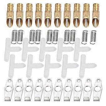 10pcs/ Set Stainless Steel Automatic Nipple Waterer for Rabbit Rat Ferrets(Duckbill)