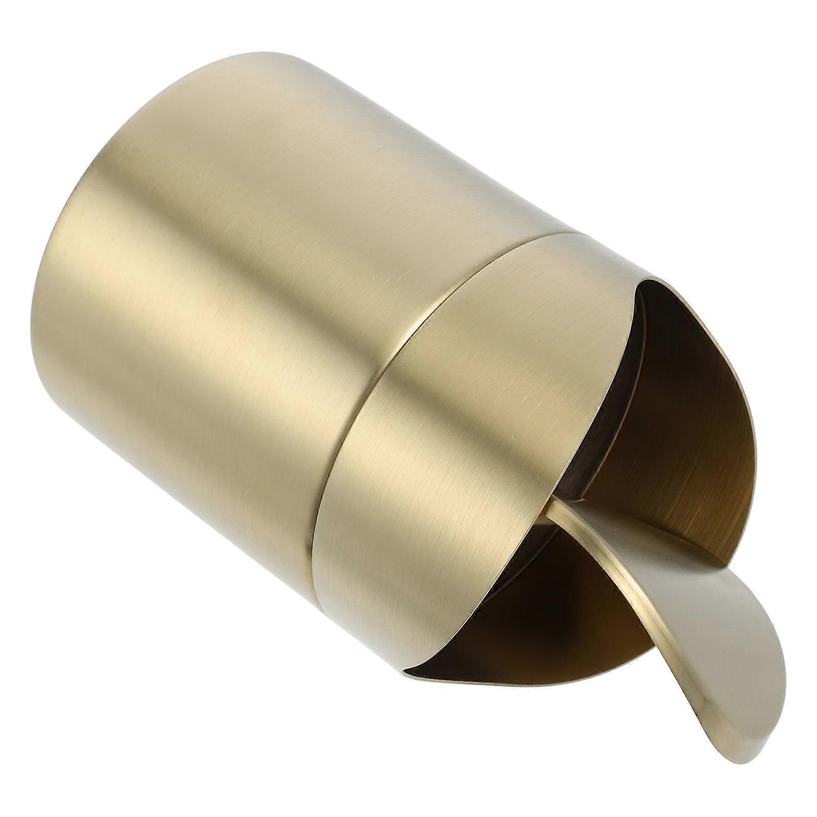 Mini Trash Can Stainless Steel Desk Trash Can with Lid 3Pcs for Storage