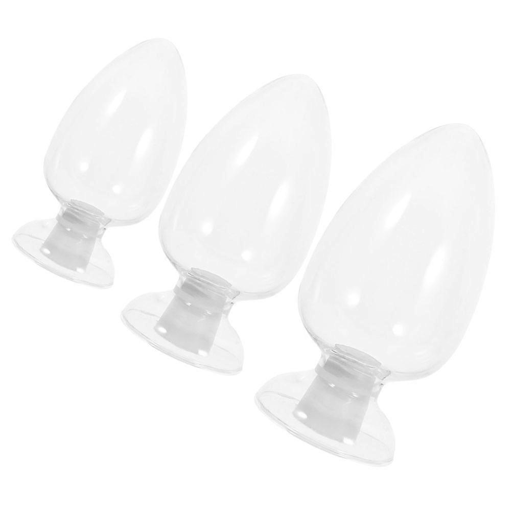 Transparent Matchstick Holder Glass Storage Bottles for Storage 9Pcs