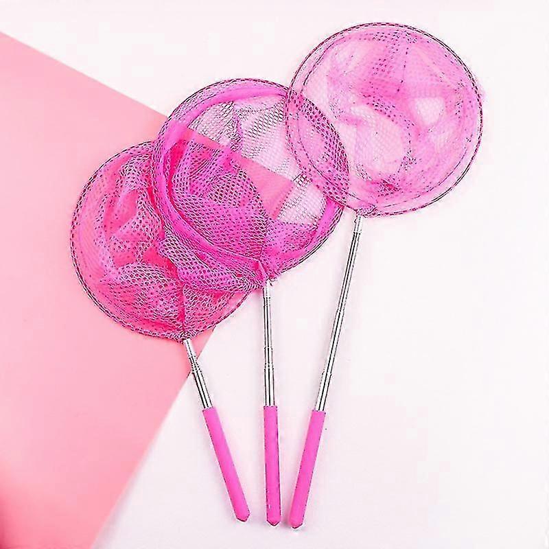 Minglan 2 Pack Kids Telescopic Butterfly Nets Fishing Nets Extendable (37 - 85 Cm) For Kids Catching Insects Bugs Playing Outdoor