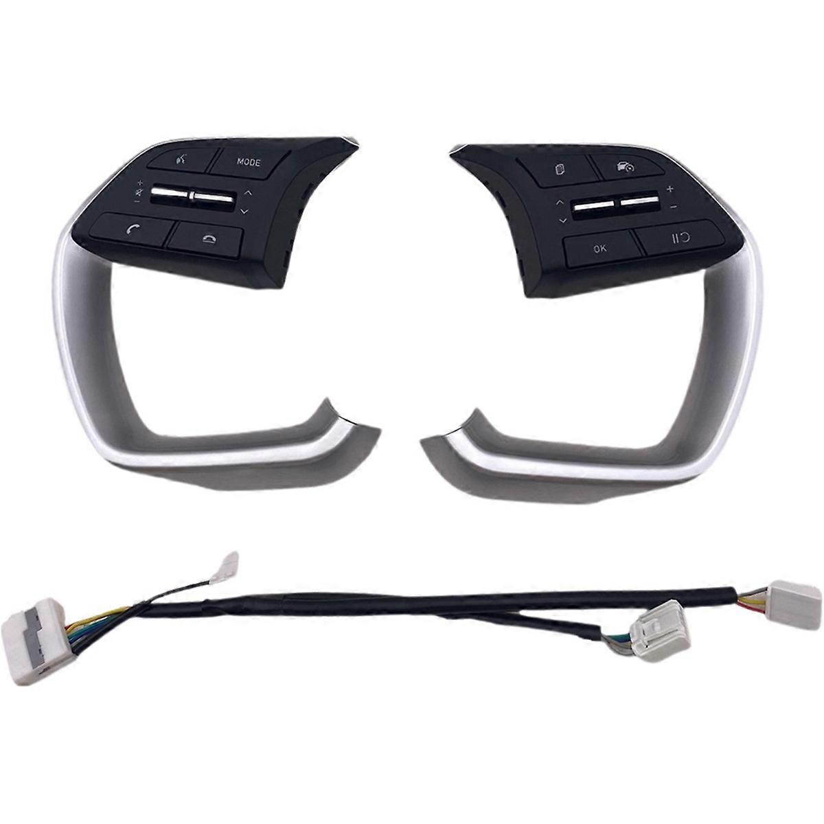 1Pair Steering Wheel Cruise Switch with Harness for 