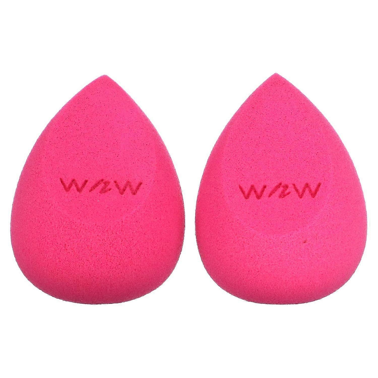 Wet n Wild, Makeup Sponge, Double Tap, Pink, 2 Pack