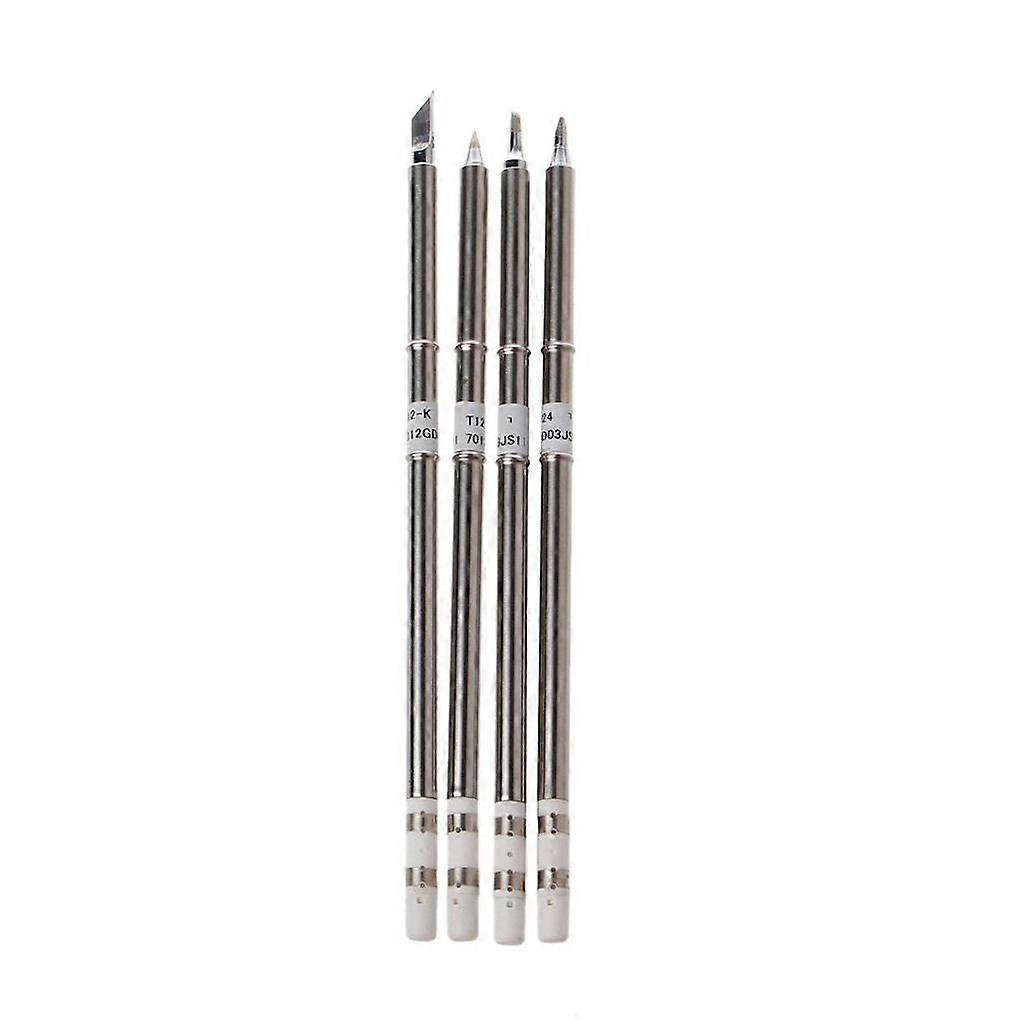 4Pcs Iron Tips Tool Welding Alloy Head Bits Soldering Station Accessory