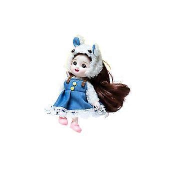 1PCS Lightweight Doll Toys Exquisite Dress Up Toy with Clothes Children