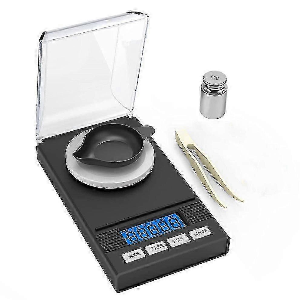 Precision Scale 0.001G x 50G, Weight Milligrams Scale, Kitchen Digital Scale, Pocket Scale, Tare Function