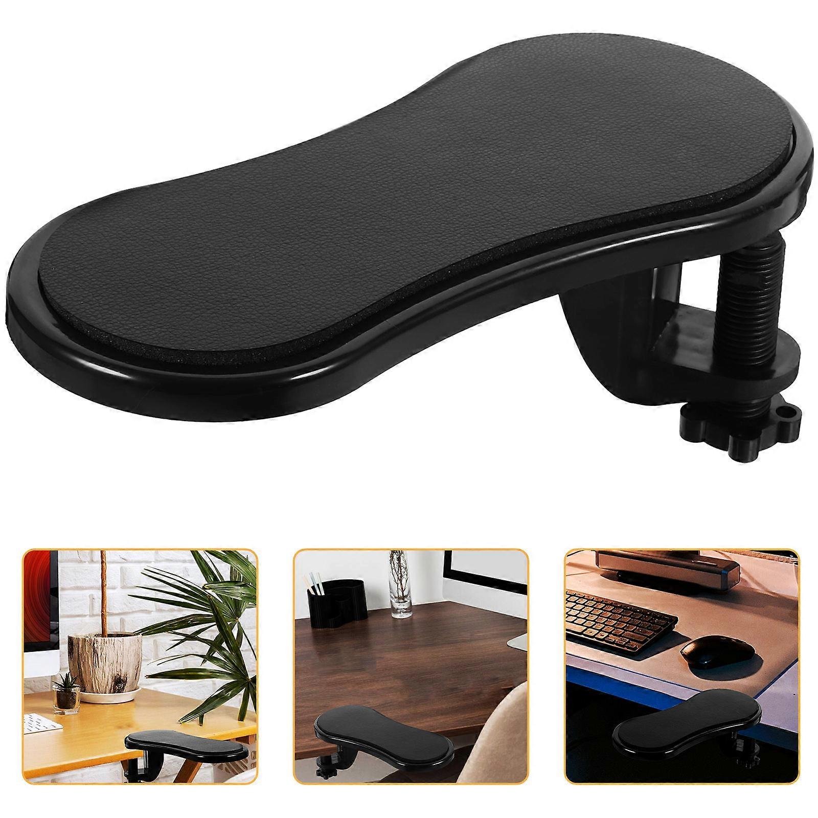 3Pcs Ergonomic Computer Desk Arm Rest Wrist Support Black Set