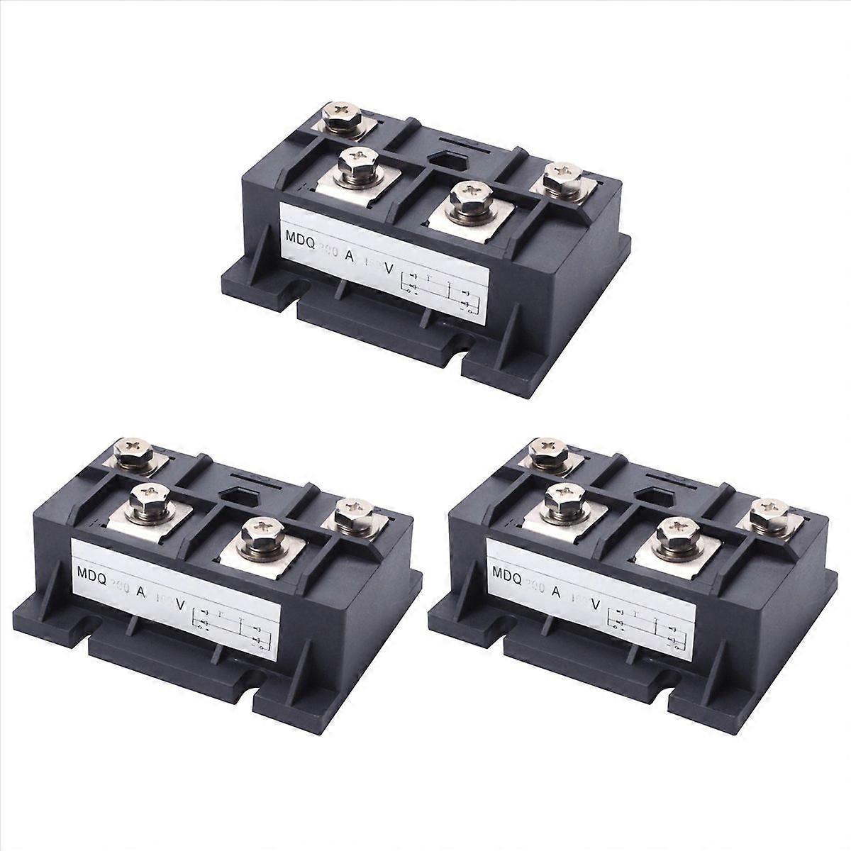 3X 200A 1600V Diode Module Single Phase Bridge Rectifier MDQ-200A