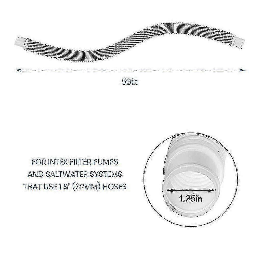 25-26 Replacement Hose For Above Ground Poolsaccessory Pool Pump Replacement Hose
