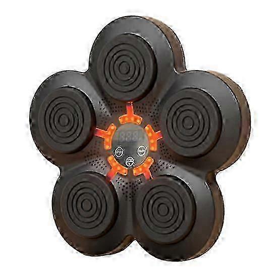 Machine de boxe intelligente compatible Bluetooth avec gants Mode d’éclairage réglable en mode d’éclairage mural Machine de boxe de musique rythmique