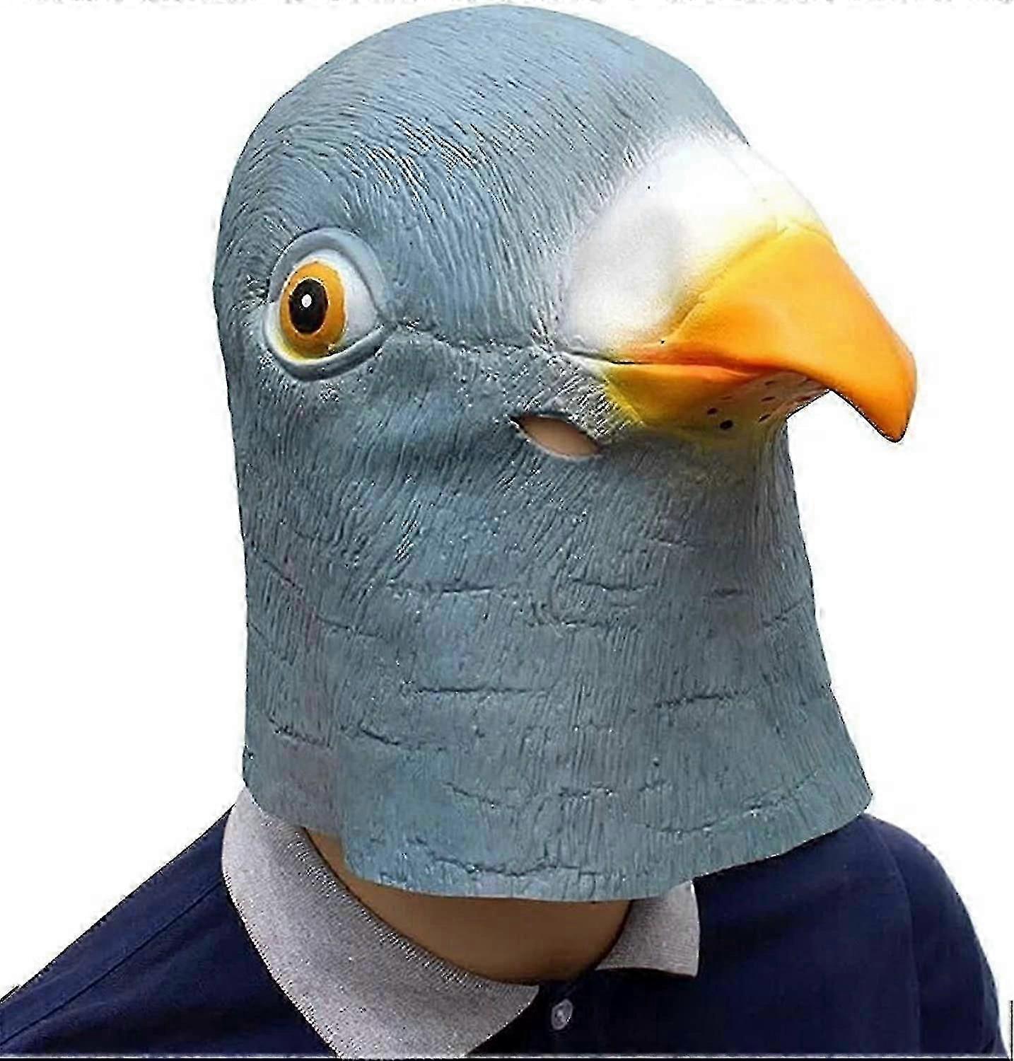 鳩マスク、ラテックス製フルヘッド仮装パーティー、ハロウィン鹿動物マスク