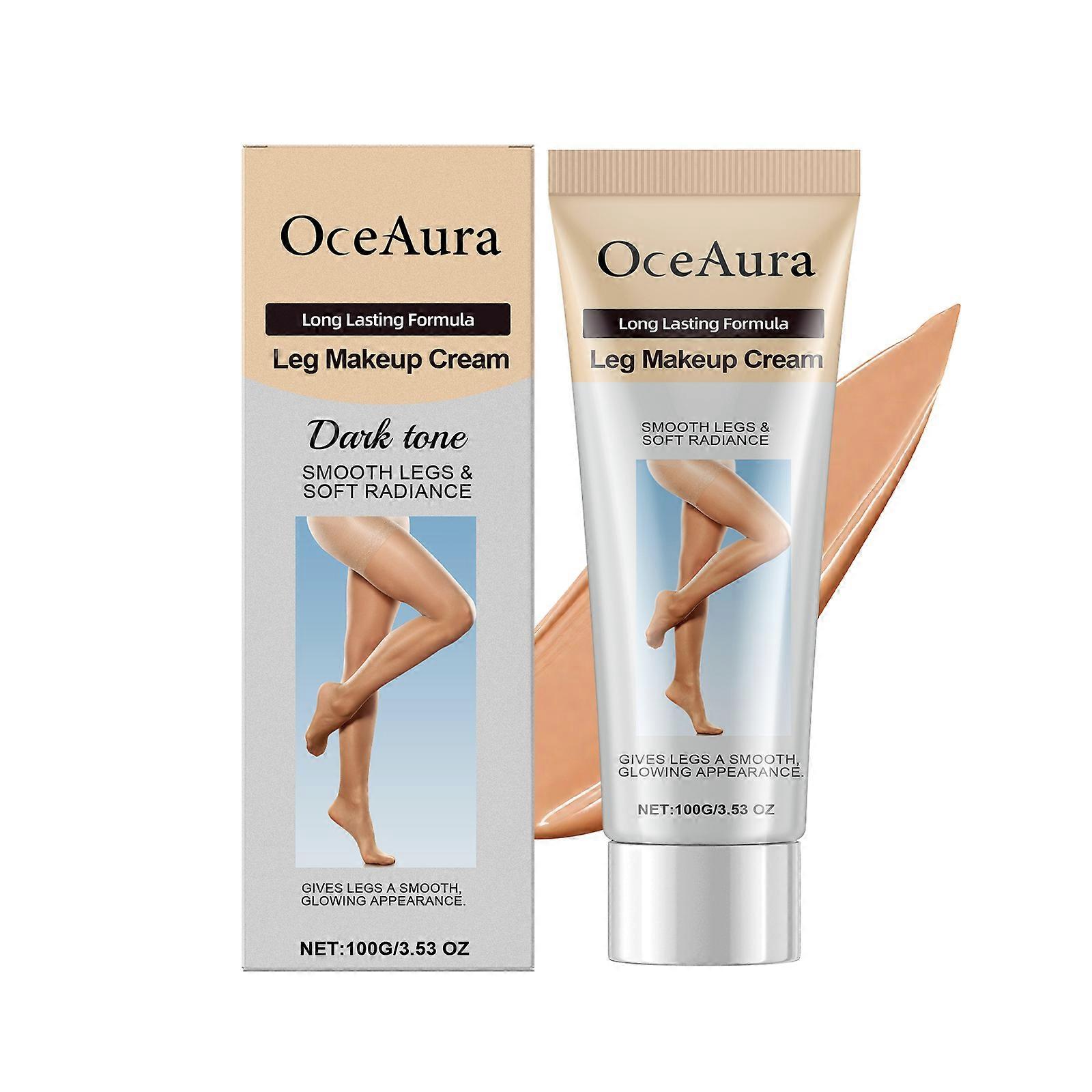 OceAura The Dark-Toned Leg Concealer Foundation Cream Is Natural And Even, Making The Leg Color Light And Not Sticky
