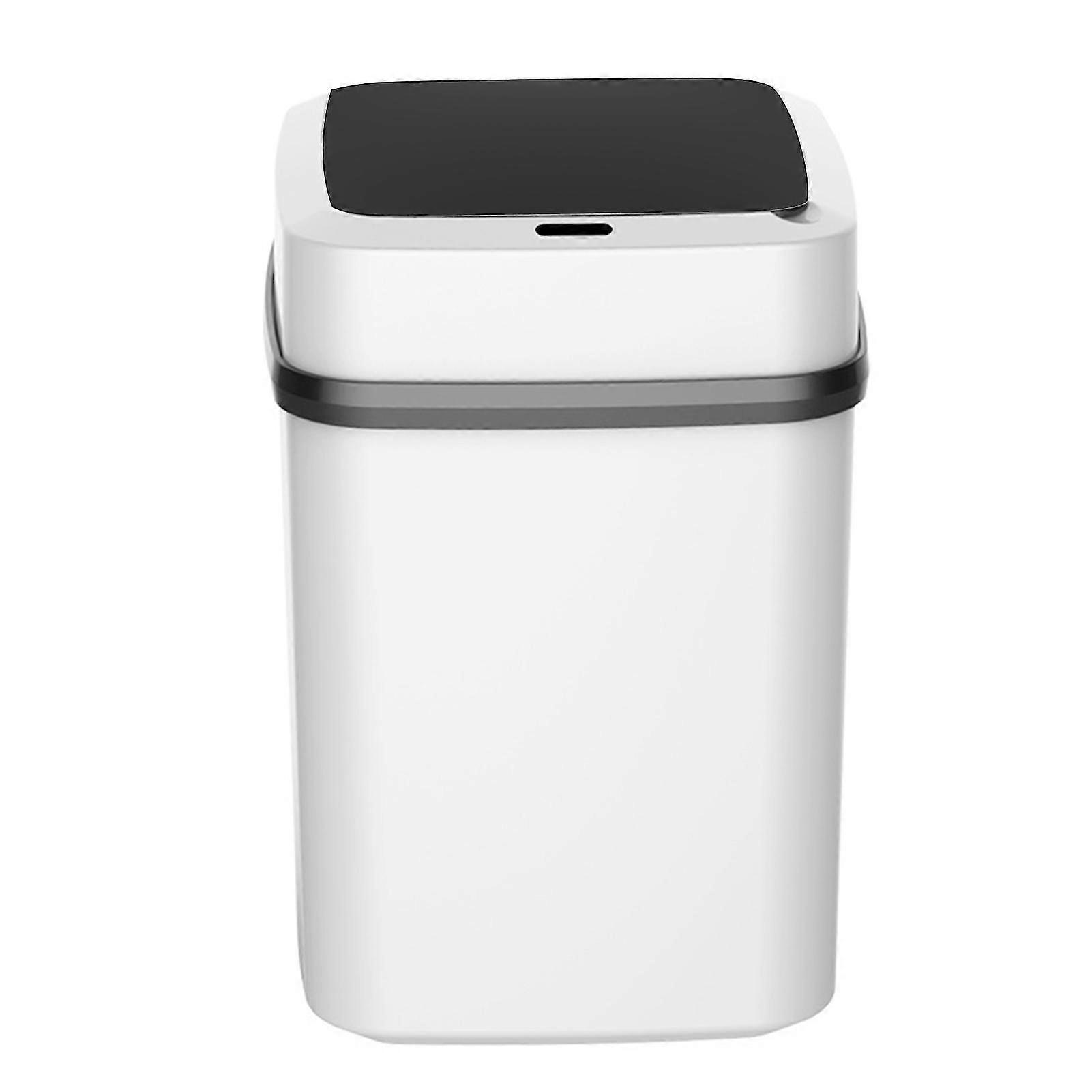 13l Smart Induction Waste Bin Lightweight Plastic Garbage Bin For Kitchen And Office