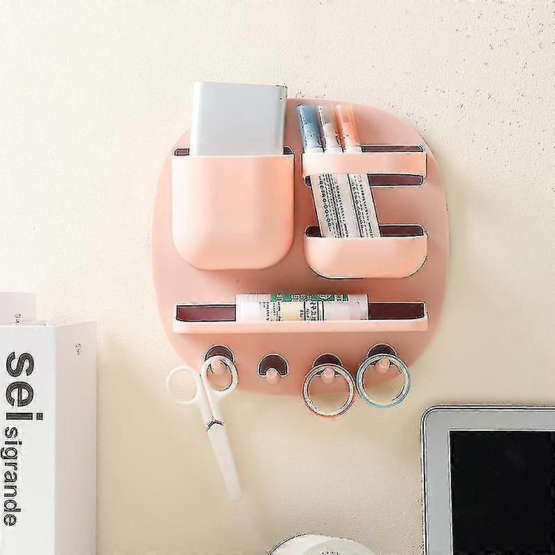 Household Punch-free Wall-mounted Storage Rack