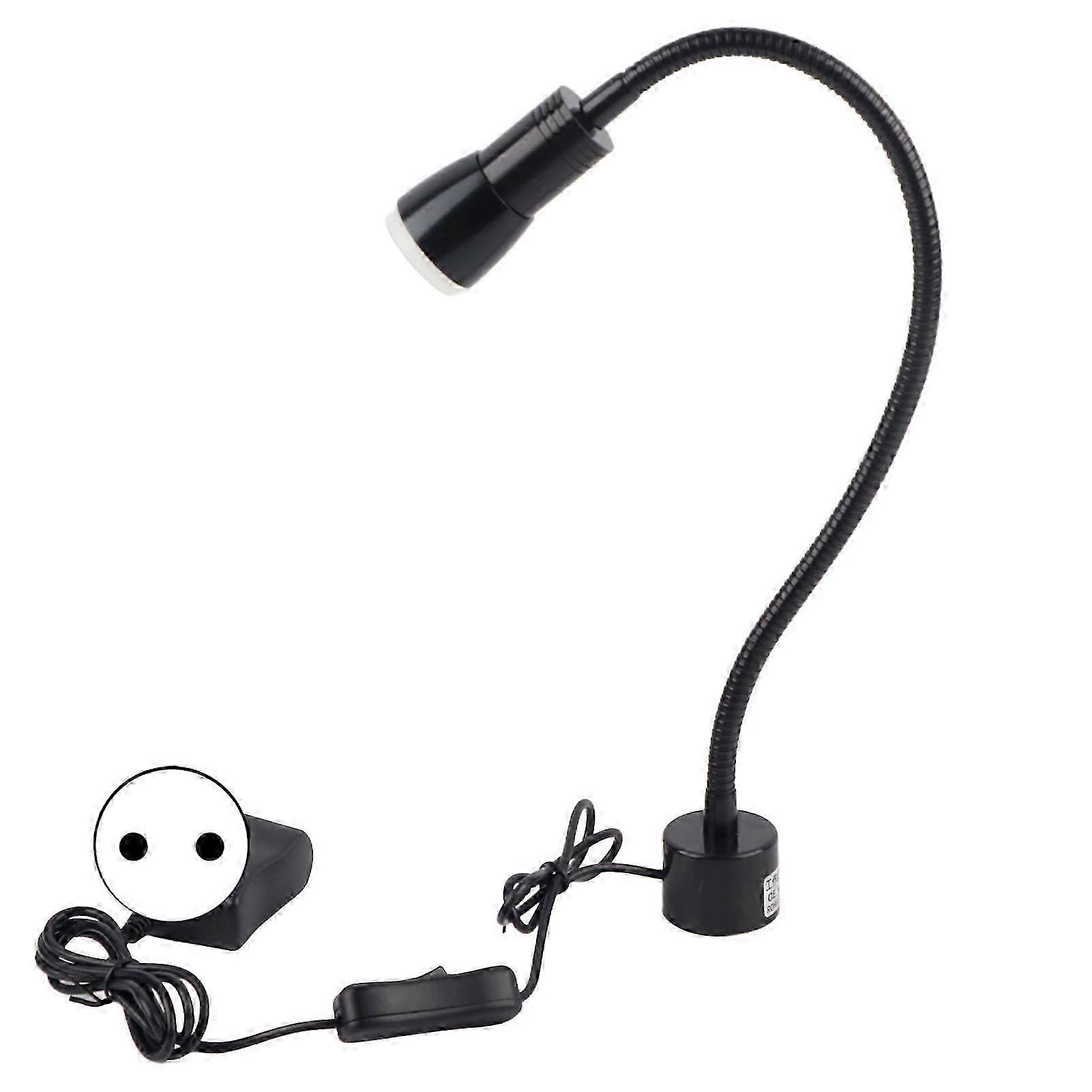5W LED Sewing Machine Light Flexible Gooseneck Work Lamp with Magnetic Base for LatheEU Plug 110-220V SZRH