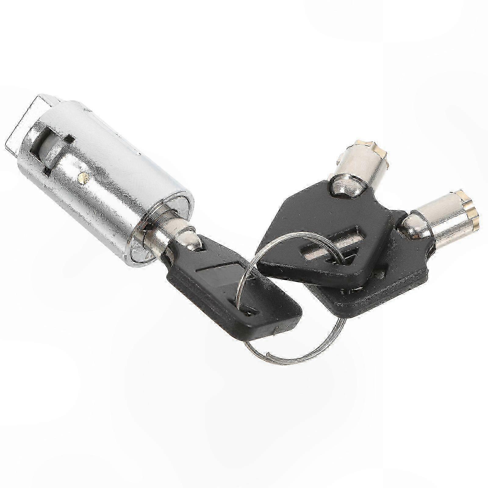 Tubular Key Lock for Snack and Soda Vending Machines, 1 Set Candy Machine Lock with Keyed Design HwyS