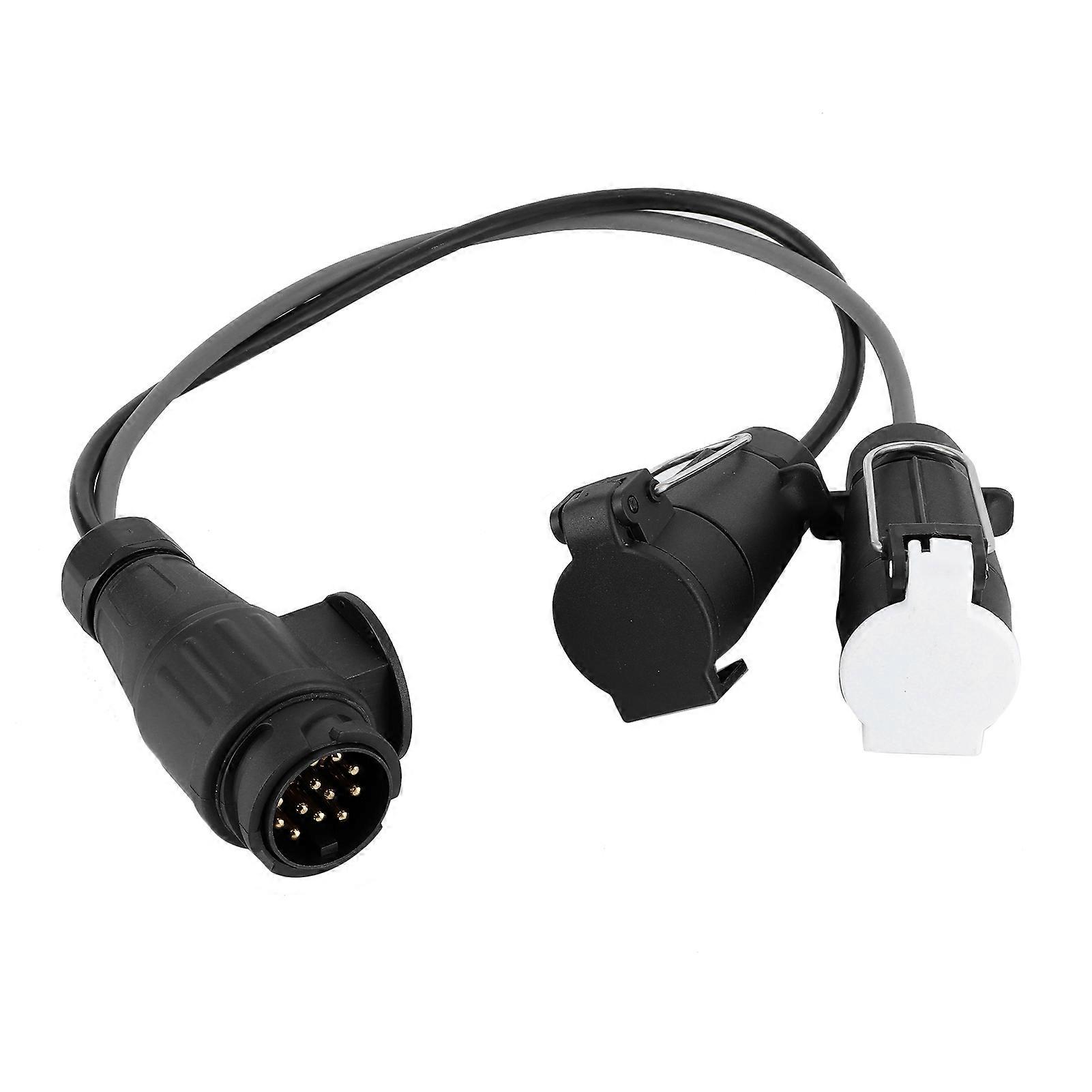 7 pin trailer adaptor for 13 pin caravan socket lead