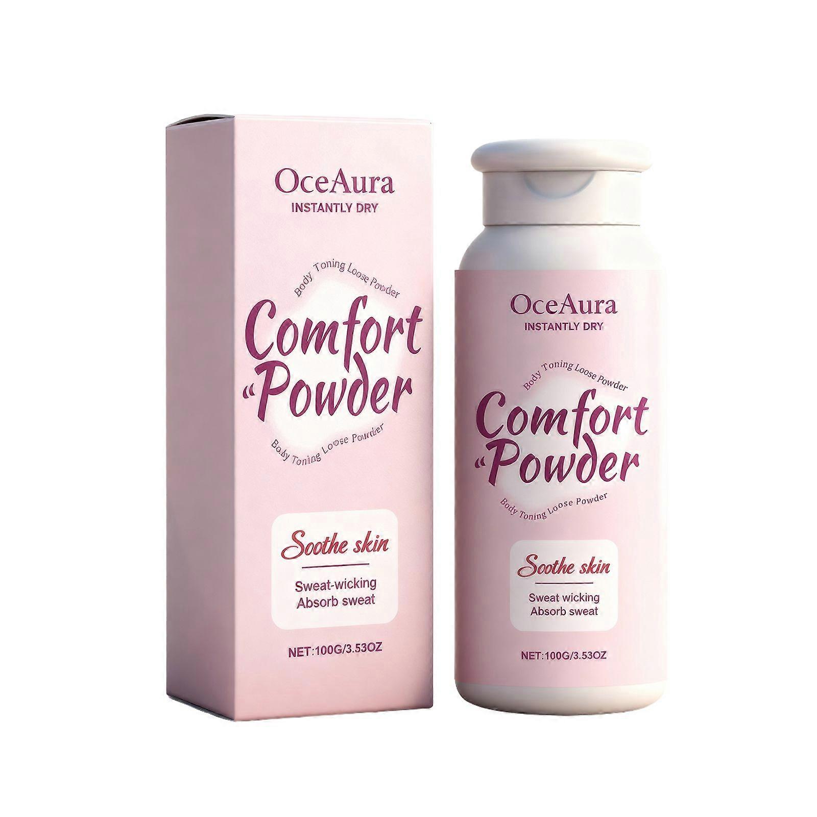 Oceaura Soothing Talcum Powder Gently Protects The Skin After Summer Exercise, Keeping It Clean, Refreshing, Comfortable And Non-Sticky