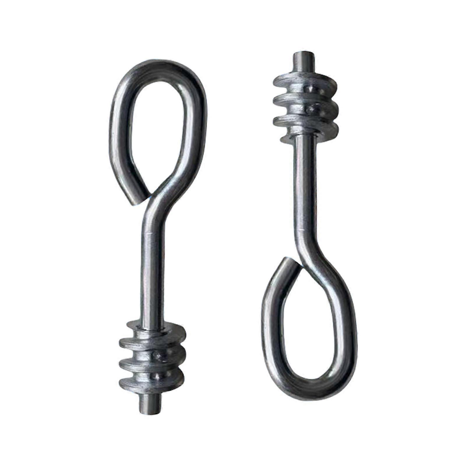 2Pcs Rustproof Lifting Eye Bolts Hardware Kits for Permanent Outdoor Sunshade Canopy Stabilization and Support Multicolor