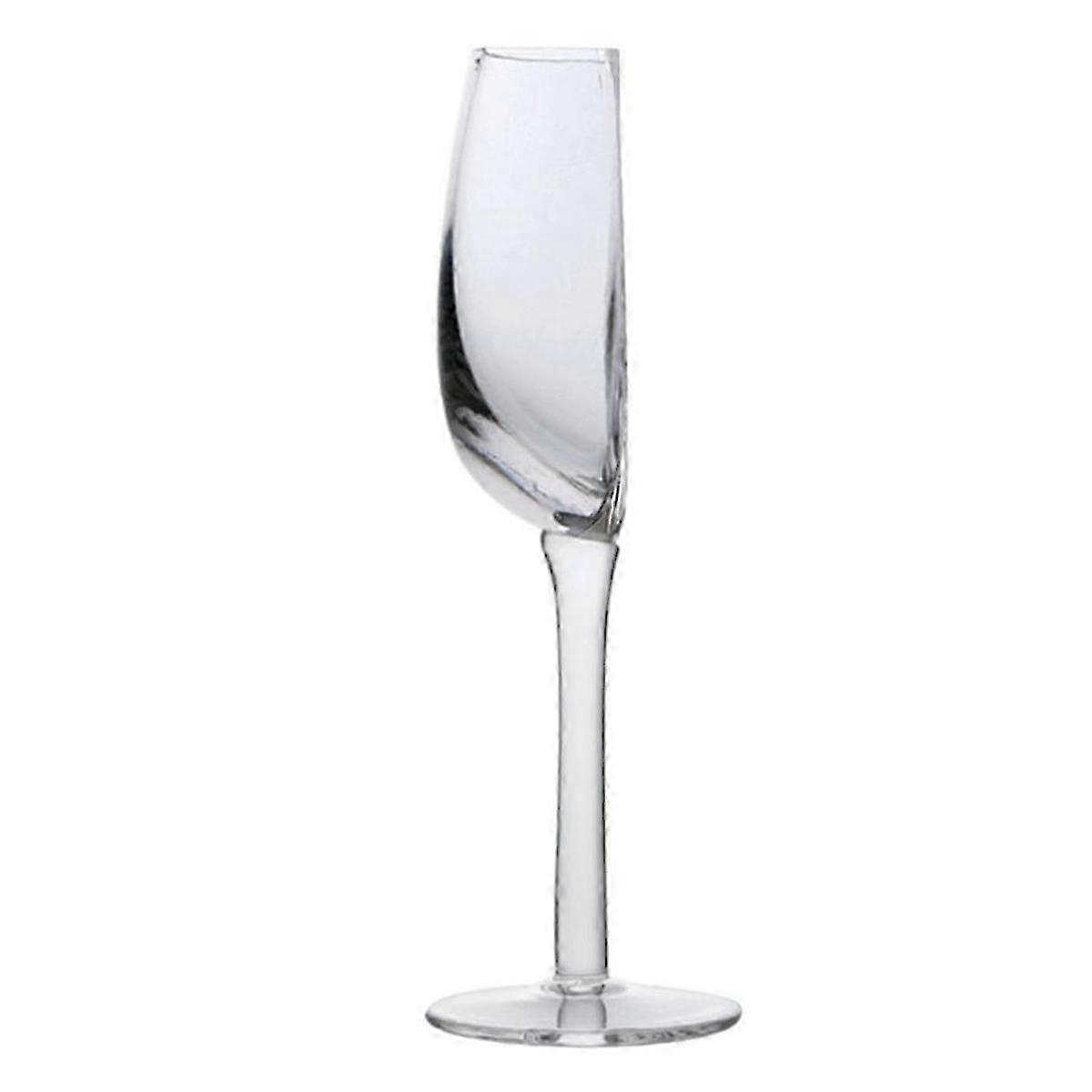 unique Interesting Half Wine Glass Shape Crystal Glass Cups