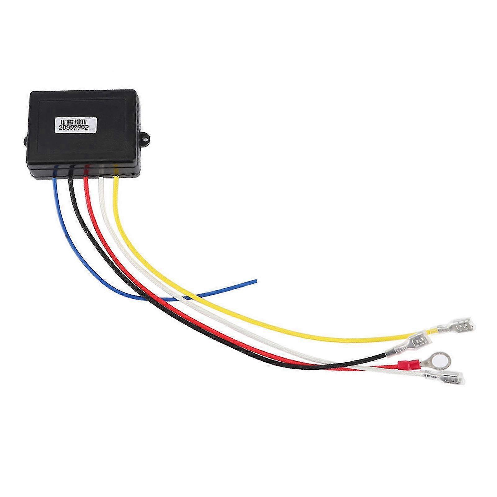 12V 400A Winch Relay Contactor with 6 Protective Caps for ATV UTV 4X4 Vehicles