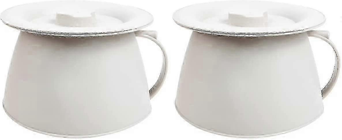 Chamber Pot with Urine Bottles - Portable Toilets for Females & Males with Lids