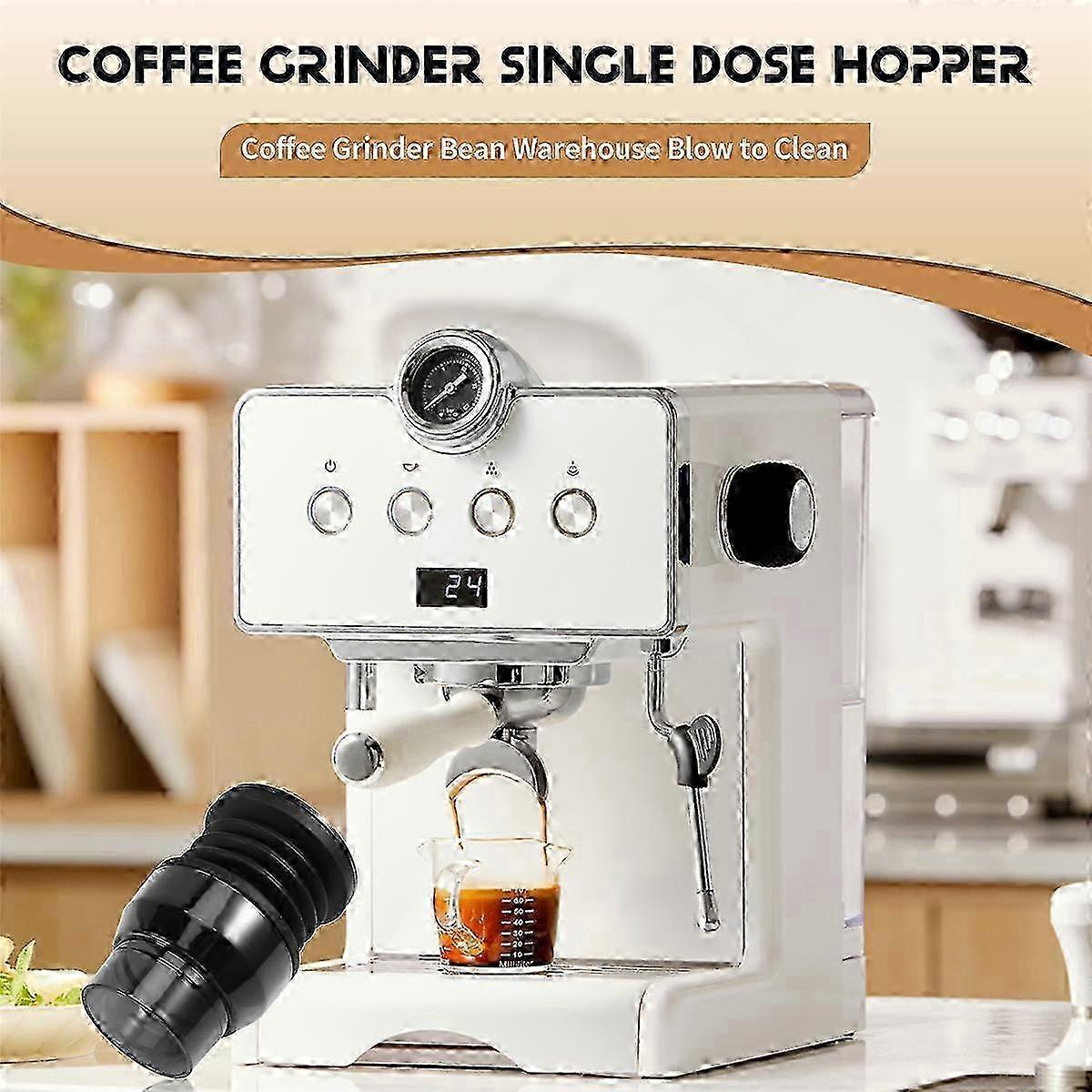 Coffee Grinder for GEMILAI 9015A/9012 - Single Dose Hopper Bean Warehouse with Blow to Clean Feature