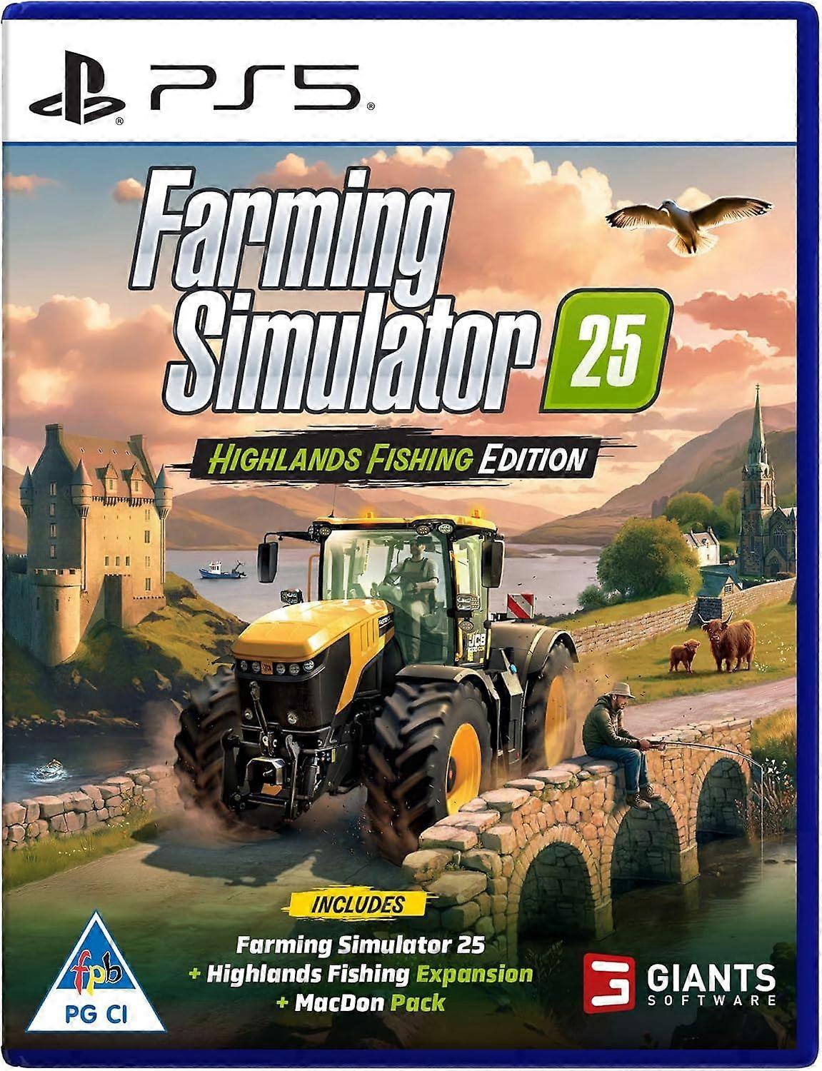 Farming Simulator 25 PS5 Game (Highlands Fishing Edition)