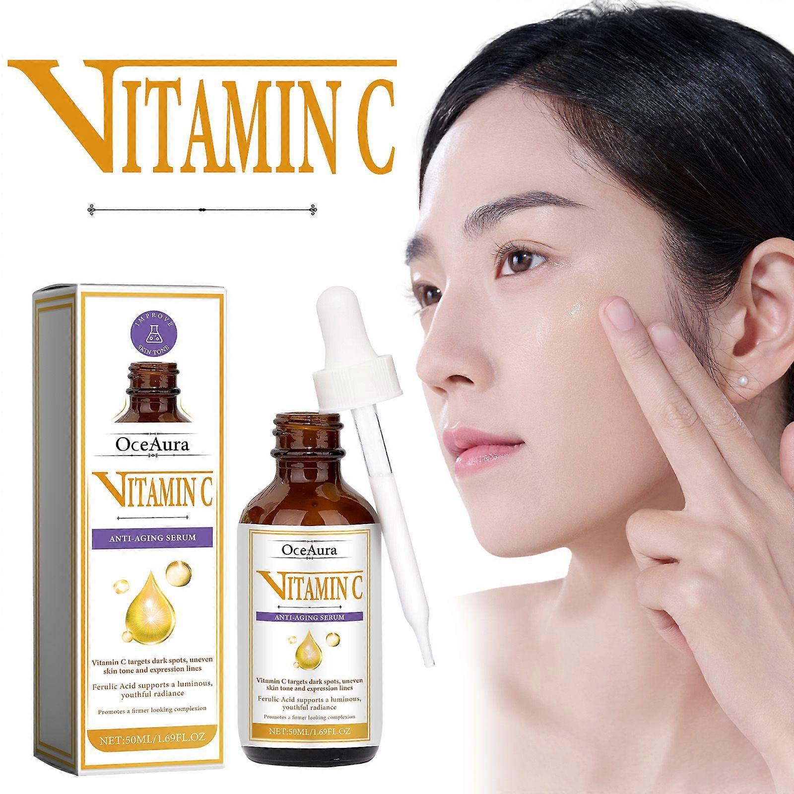 Oceaura Vitamin C Facial Essence For Reducing Fine Lines, Improving Dullness, Brightening The Skin, Moisturizing And Firming The Skin