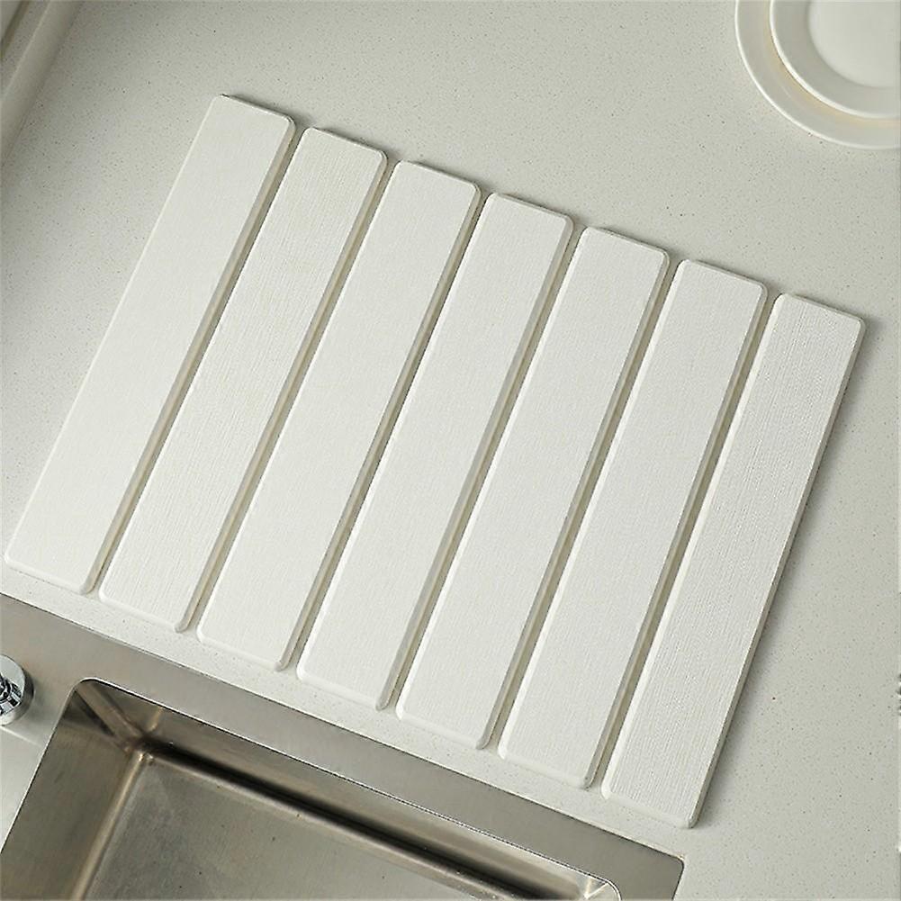 Efficient Diatomaceous Dish Drying Mat Size 40x30cm for Clean Dishes