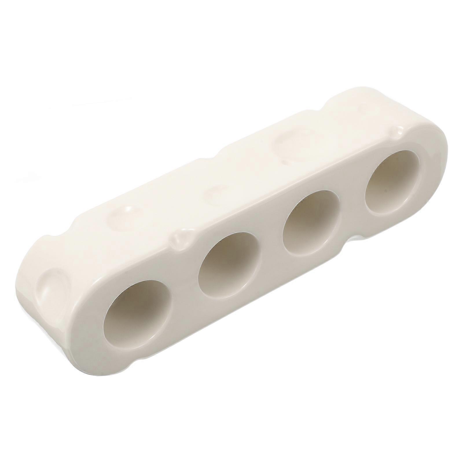 Electric Toothbrush and Toothpaste Holder Ceramic Toothbrush Holders White for Bathroom