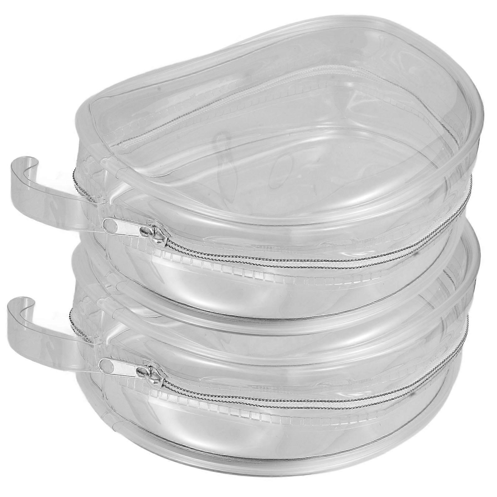 2Pcs Storage Bag for Travel with Zipper Seal