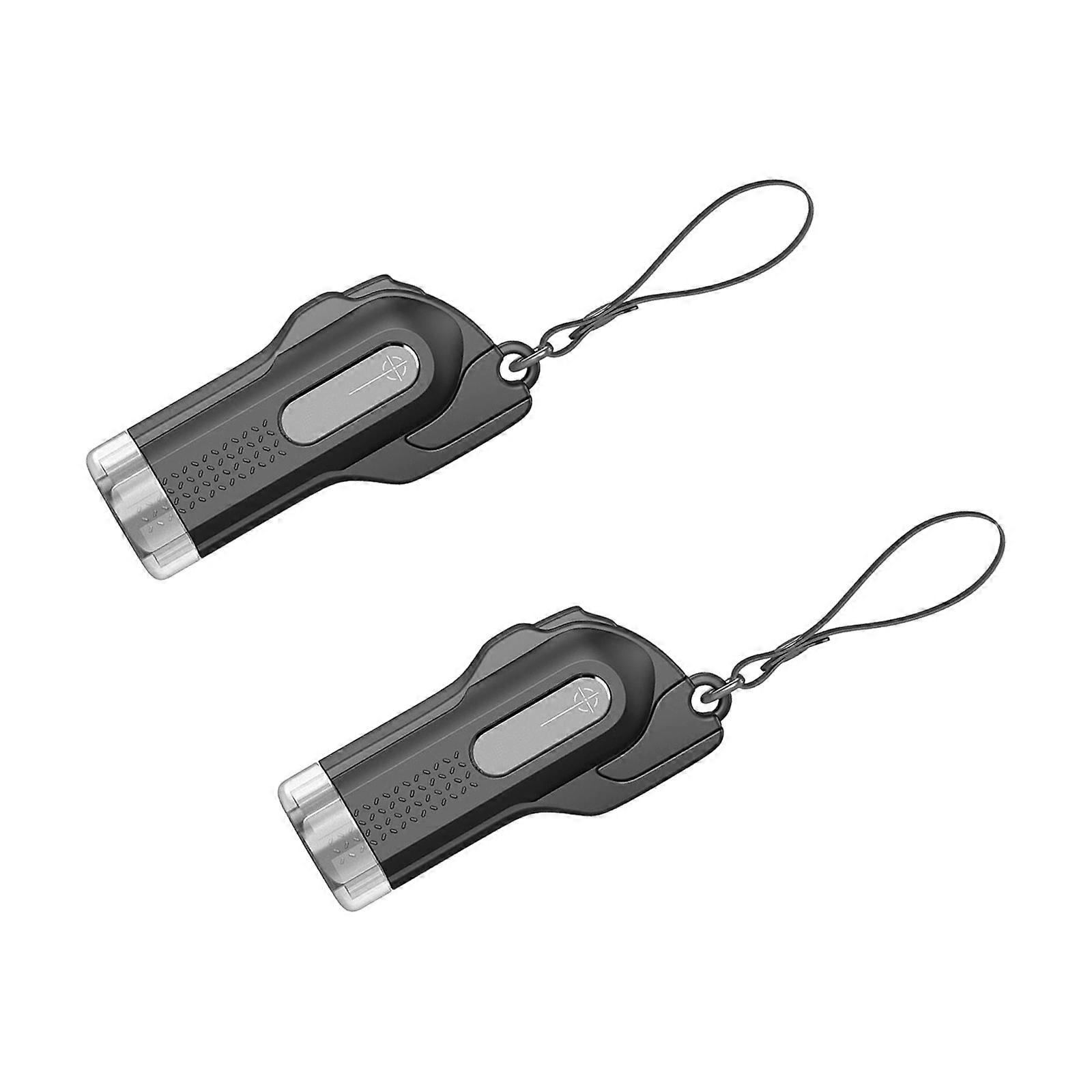 2pcs Car Emergency Hammer with Belt Cutter Lanyard Window Breaker Escape Tool Multifunctional Rescuing Hammer for Car Bus Multicolor