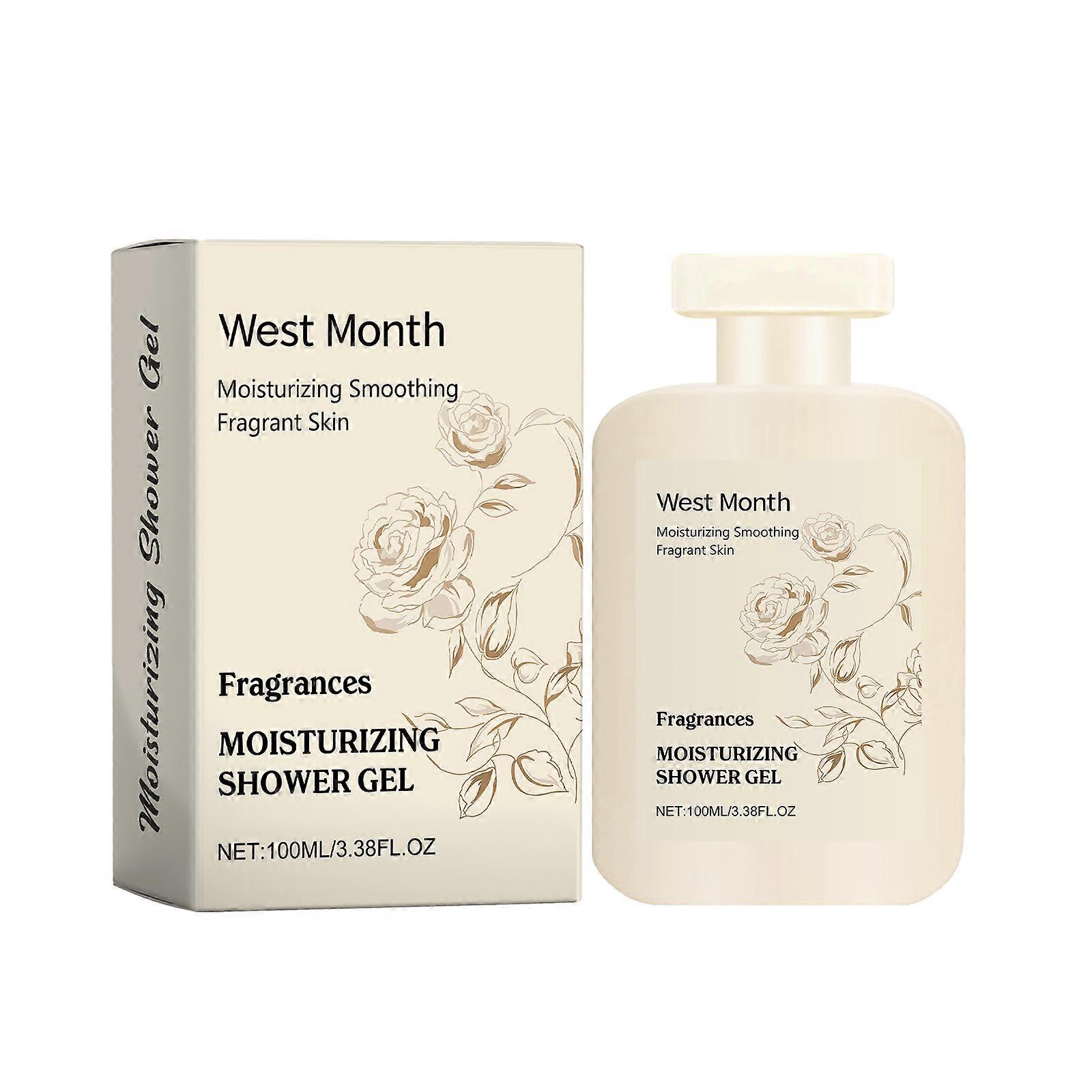 West&Month Perfumed Moisturizing Body Wash, Gently Cleanses Skin, Soft, Moist, Refreshing And Fragrant