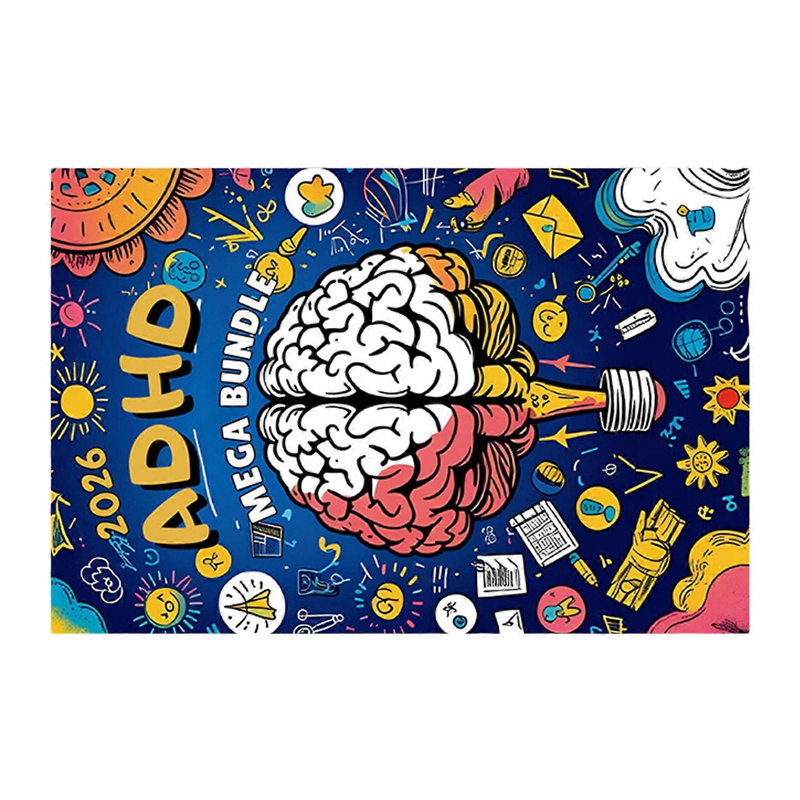 Multifunctional Task Organizer Notebook Daily Planner For Focusing Improvement AntiBleed Paper And Minimalist Design Multicolor